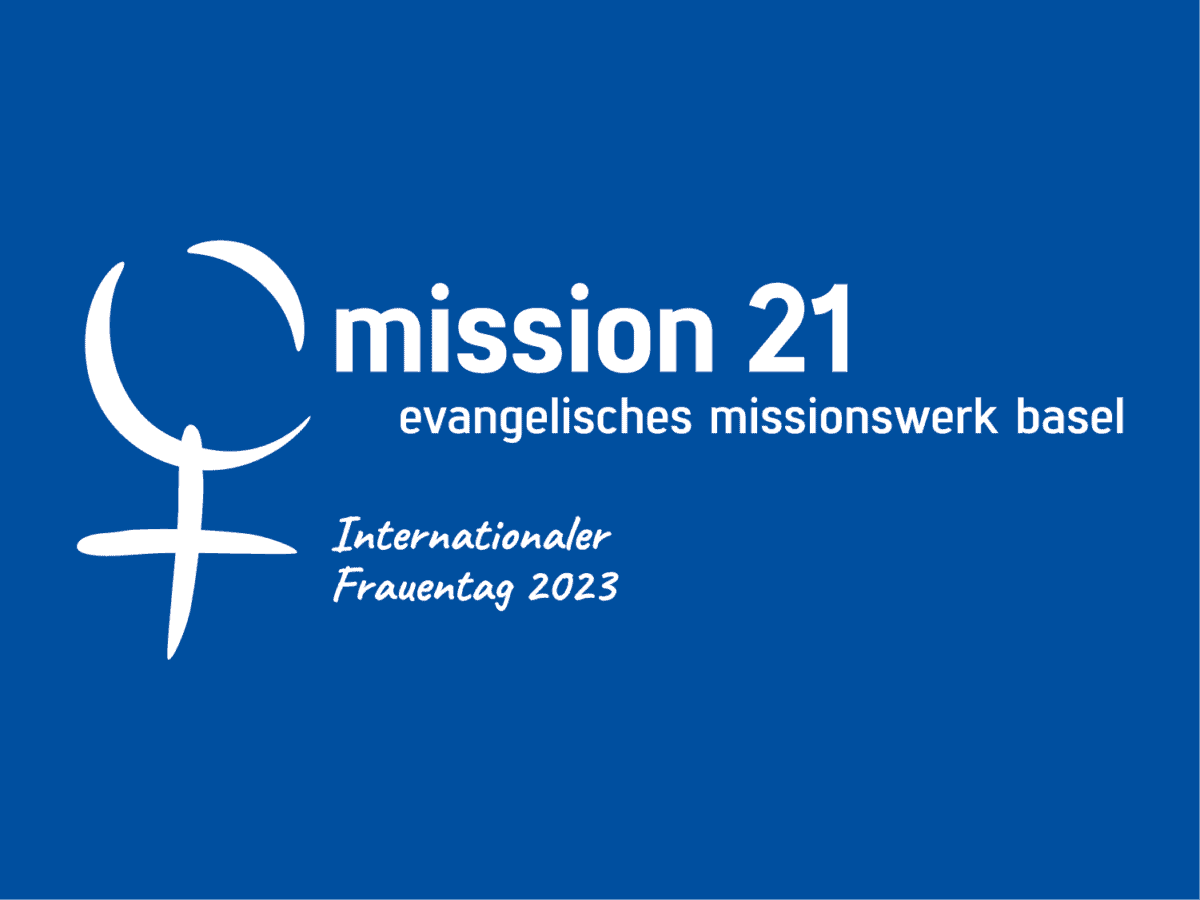 Le logo de Mission 21, complété une seule fois par le logo des femmes