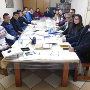 Alumnos del Seminario Andino San Pablo de Huancayo. Foto Daniel Gloor