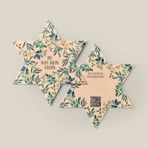 Lichtblick greeting card "You are my star"