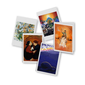 cartes de vœux (5 pièces, couverture comprise)