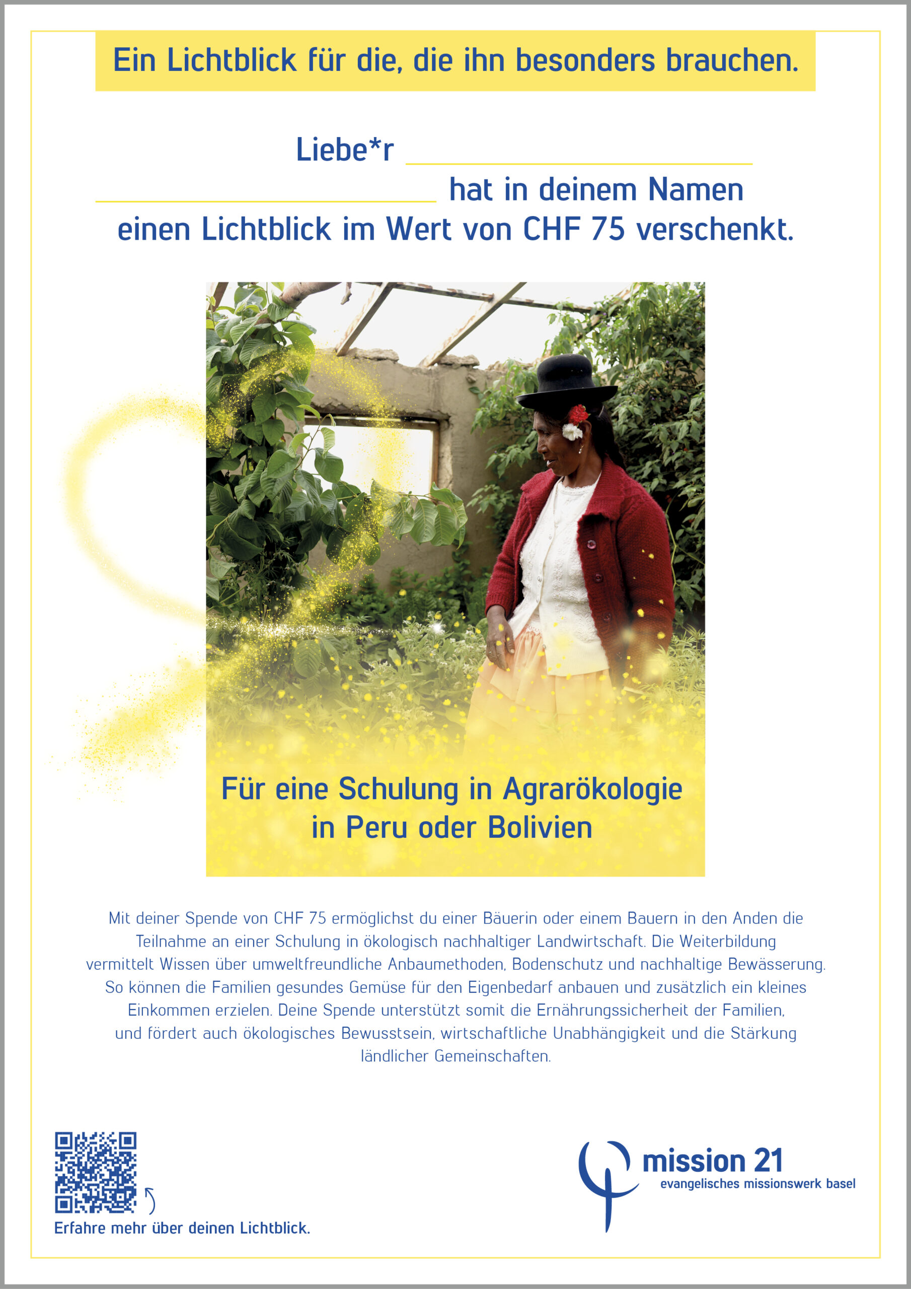 gift donation "peace training for young people"