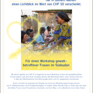 gift donation "peace training for young people"