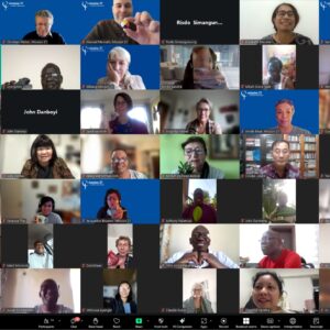 Ein Screenshot mit Teilnehmenden des Online-"Forum 2025" von Mission 21