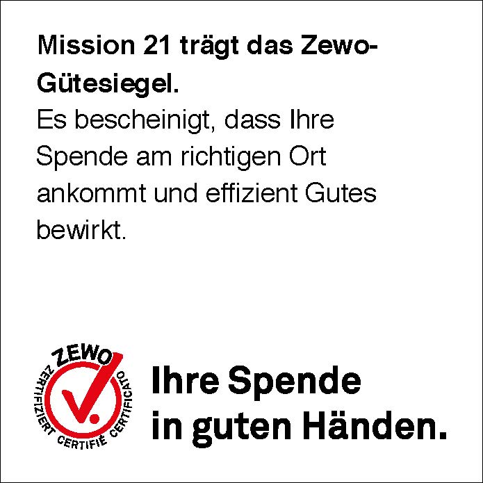 zewo logo claim vertrauen de