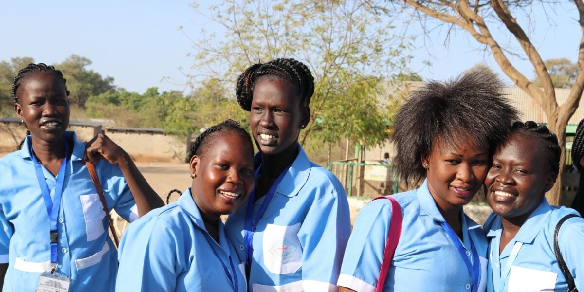 Hebammen Studentinnen Hebammenschule Kakuma 2018