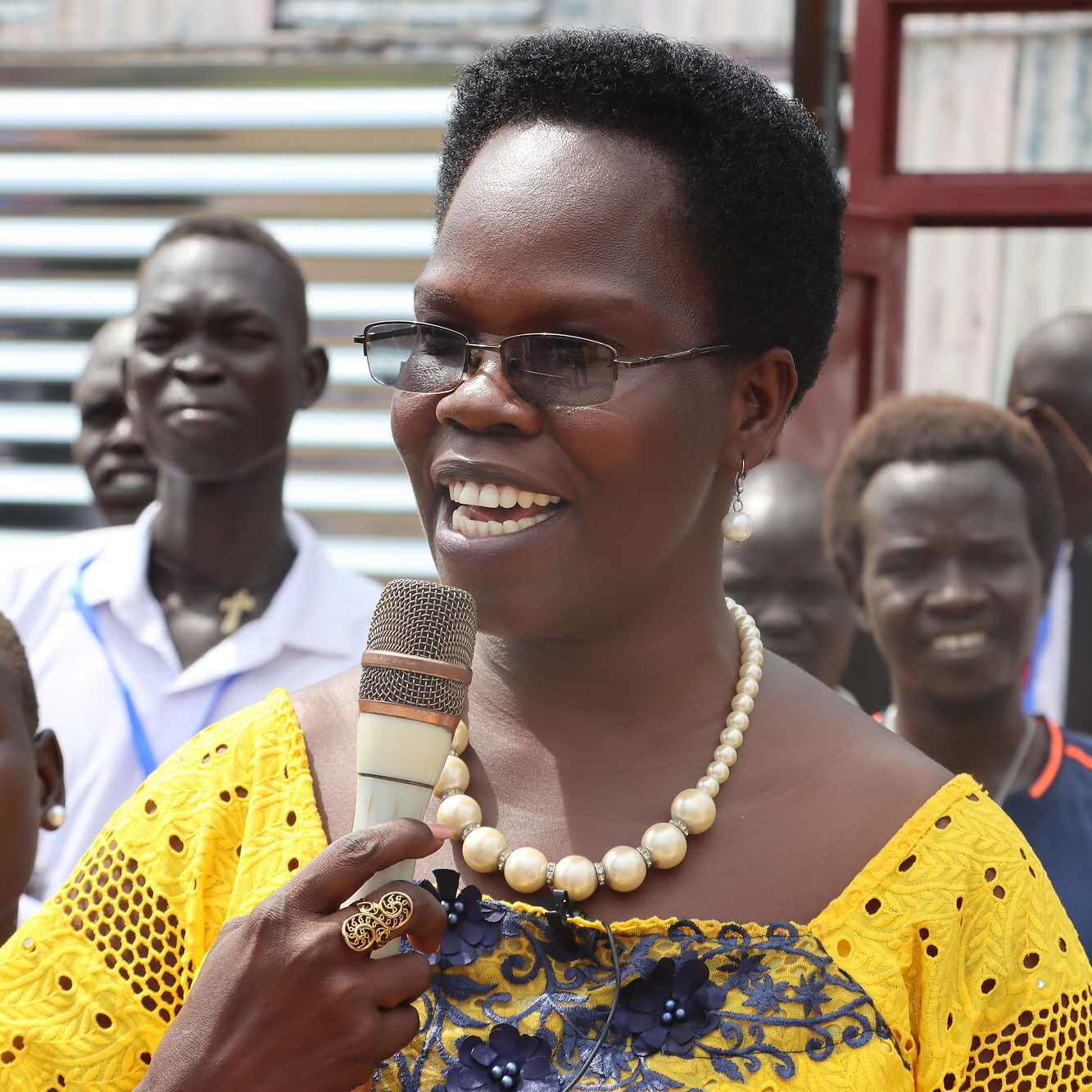 florence guliba hakim eröffnung mädchengebäude muhaba 2023 11 10